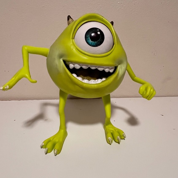 Hasbro Other - Disneu Hasbro 2001 Monsters Inc Mike Wazowski 8" Talking Figure Green Vintage